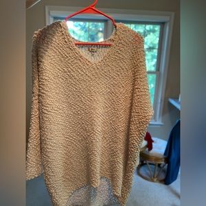 Cream sweater, size M